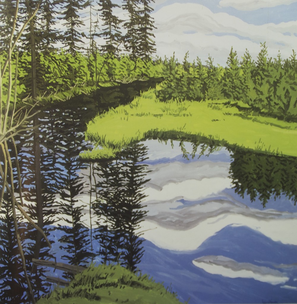 Illusory Flowage, Neil Welliver, OIl on Canvas