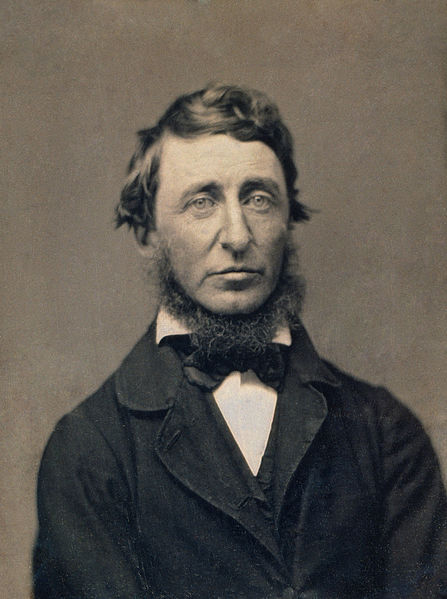 Henry David Thoreau, or, as Google refers to him: a leading transcendentalist
