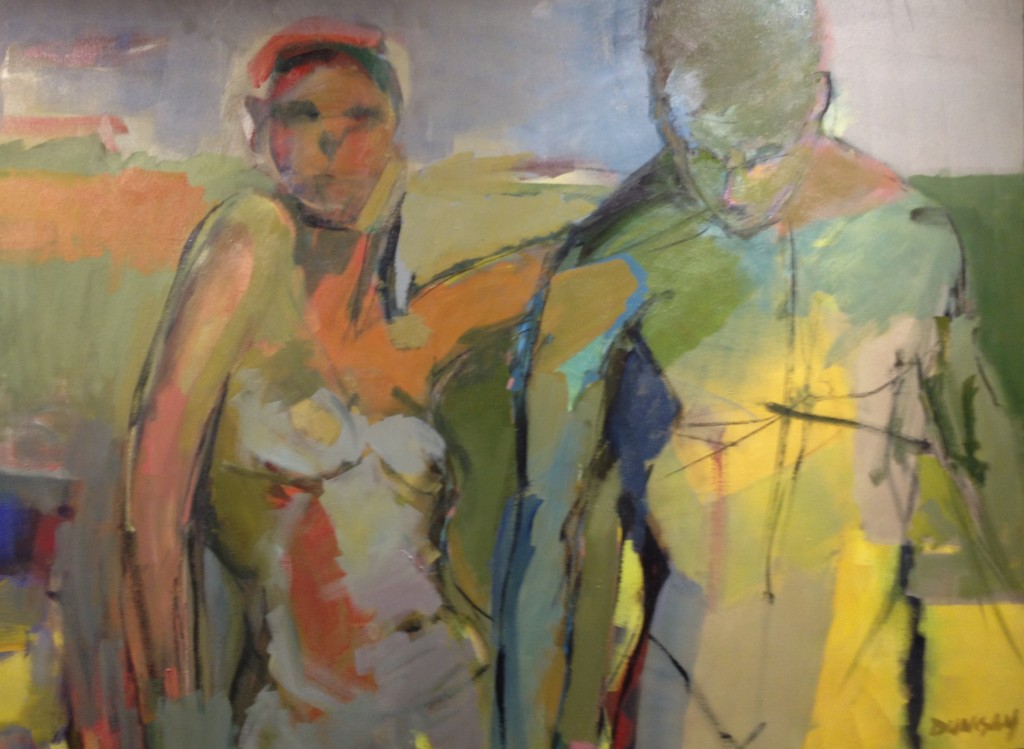 Worlds Apart, The Urbanites, Anthony Dungan,  oil on canvas