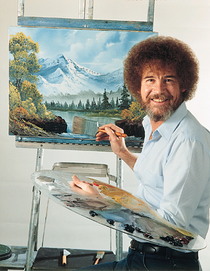 The actual Bob Ross, who never sold real estate in Florida.