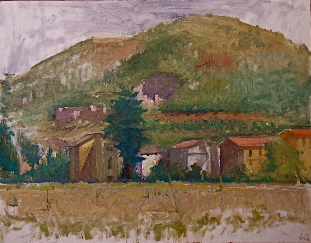 Mocaiana, oil on canvasboard, 13 3/4" x 17 1/2", 2009