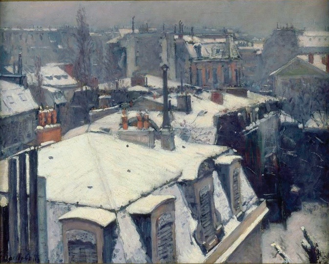 Snow Effect, Gustave Caillebotte, Musee d'Orsay